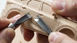 Miniature Wooden Car