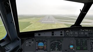ToLiss A320neo Landing Into Rome | X-Plane12