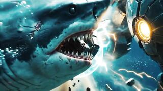 Hiting with monster vs shark