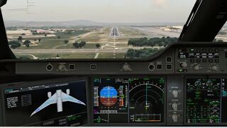 Swiss Airbus A350 Landing Into Palma De Mallorca | X-Plane12