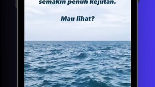 🌊 LAUT MAKIN DALAM, MAKIN BIKIN KAGET! 😱 #ocean  #radex  #fyp