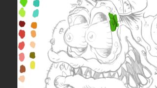 Monster Digital Painting Speedpaint