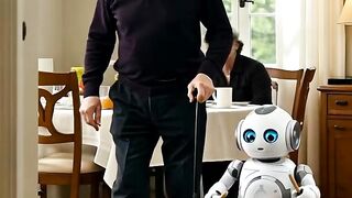 Grandpa and rubot reaction