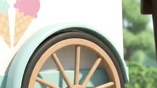 Bean’s Runaway Ice Cream Cart! 🍦😂 | Funny 3D Cartoon