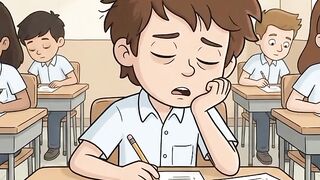 When Your Dream Finishes the Exam… But You Didn’t 😂📚