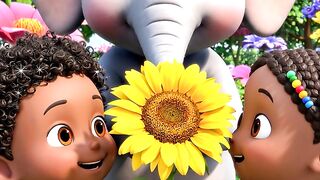 Elephant 🐘 with flowers