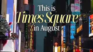 Times Square in August: NYC Never Sleeps 🌃