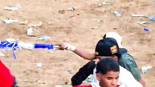 Never challenge a full-grown bull head on 🐂😳