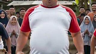 Dikira Bakal Kalah… Ternyata Bapak Ini Jadi Juara Balap Karung! 😂