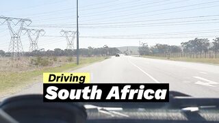 Cape Town: Driving Tygerberg Valley Road (M13) To Durbanville