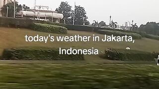 This morning's journey in Jakarta