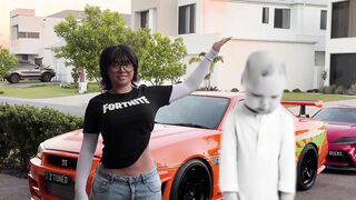 I caught a GHOST dancing on camera?!  👻