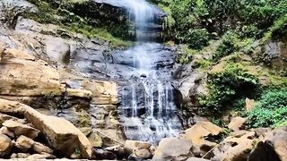 Deep Forest Waterfall Sounds for Sleep & Stress Relief | 4K Nature Relaxation