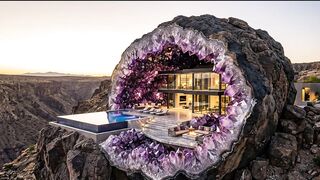 This Luxury Mansion Is Hidden Inside a Giant Crystal 💎🏠