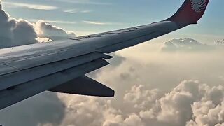 Early Flight to Bali, and the View Was Absolutely Beautiful! ✈️🌴