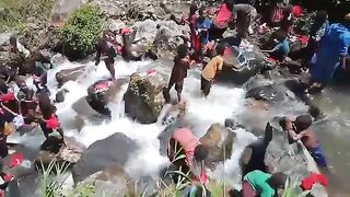 A Day in the Mountains of Papua: Teachers and Students Share Life by the River