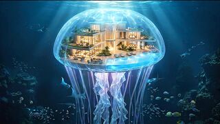 There’s a Luxury Mansion Inside This Giant Jellyfish 🪼🏠