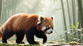 The Red Panda’s Secret Bamboo Forest Adventure 🐾🌿✨