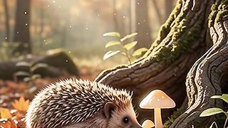 The Tiny Hedgehog’s Magical Autumn Adventure 🍂🦔