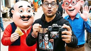 Vlogging with Motu & Patlu! 🎥😂 | Our Crazy Market Adventure! 🚀