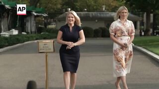 Karoline Leavitt bids farewell on her last day as White House press secretary