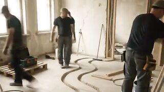 Crystal Epoxy River Lounge living room