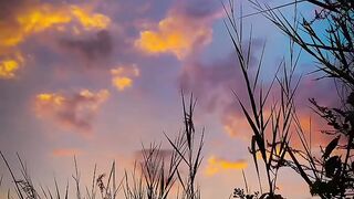 Magical Sunset Sky 🌅 | Beautiful Golden Hour & Peaceful Nature Scenery