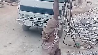 A Poor man face hardship punishment of Pakistani rich person