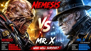 NEMESIS VS MR.X - RESIDENT EVIL FULL FIGHT