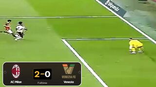 AC Milan berhasil mengalahkan Venezia FC dengan  skor akhir 2-0 pada laga pekan kedua Serie A