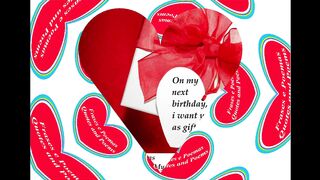 On my next birthday, I want you [Quotes and Poems]