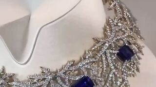Sparkling Diamond & Precious Stone Bridal Ring – Vintage Style Wedding Jewelry