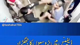 Karachi defense apartment row between neighbors