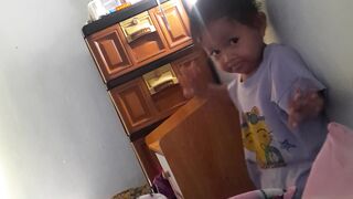 Baby in the bed