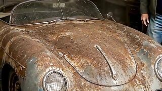 1955 Porsche 356 Speedster — FULL Restoration _ Rusty Barn Find to Perfect