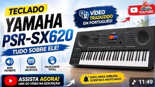 🔥 NOVO YAMAHA SX620! O TECLADO QUE PODE SURPREENDER TODO MUNDO 😱🎹 DEMONSTRAÇÃO EM PORTUGUÊS #SX620
