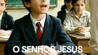 ALUNO FALA DE JESUS PARA PROFESSORA