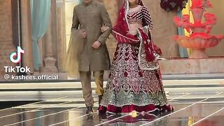 Latest Wedding Couple Dress