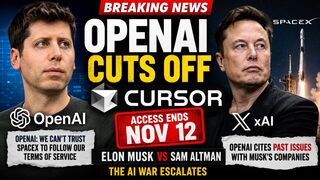 OpenAI Just Cut Off Cursor — Elon Musk vs Sam Altman Escalates