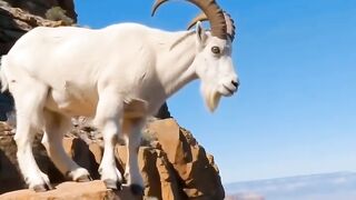 Cinematic wild footage- steady tracking camera follows every movement