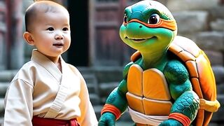 SHAOLIN BABY AND HIS NINJA TURTLE DISCIPLE