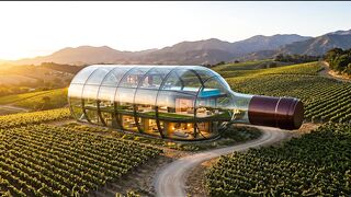 You Won’t Believe What’s Inside This Giant Wine Bottle 🍷🏠