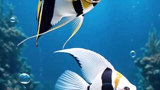 Golden Fish – Beauty of the Deep Blue Ocean