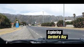 Exploring Gordon's Bay Beach Front, Cape Town