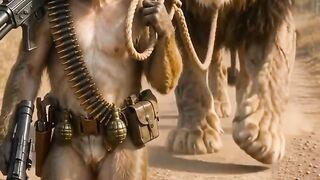 Bro Said Follow Me…Lion Had No Choice!