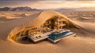 You Won’t Believe What’s Hidden Beneath This Giant Sand Wave 🏜️🏠