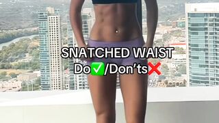 Do These 4 Moves Daily to Snatch Your Waist! ⚡💗
