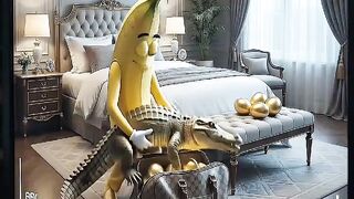 The ultimate end of Banana Man #animation #fruitstory #ai