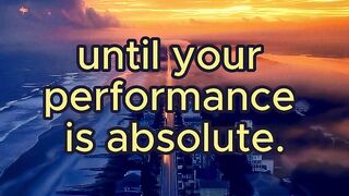 Never announce your recovery until your performance is absolute.