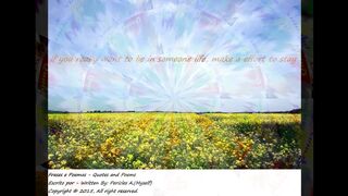 If you really want to be in someone life, make a effort to stay! [Quotes and Poems]